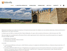 Tablet Screenshot of malavoltaconsulting.it